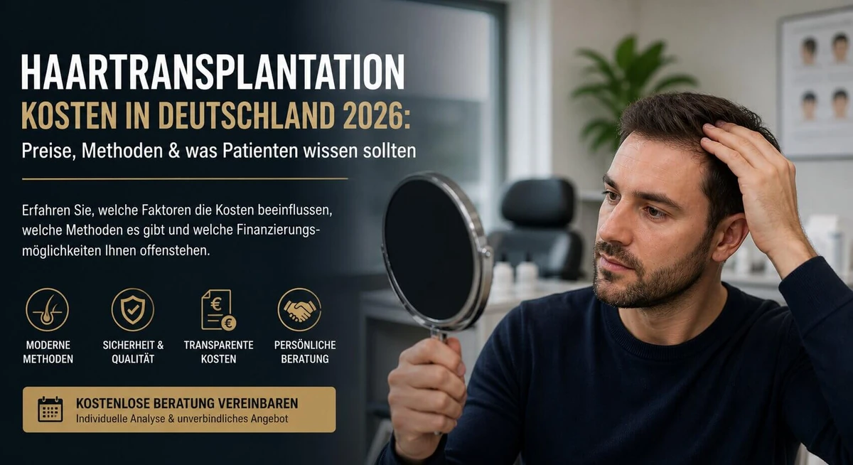 Haartransplantation Kosten in Deutschland 2026: Preise, Methoden und worauf Patienten achten sollten