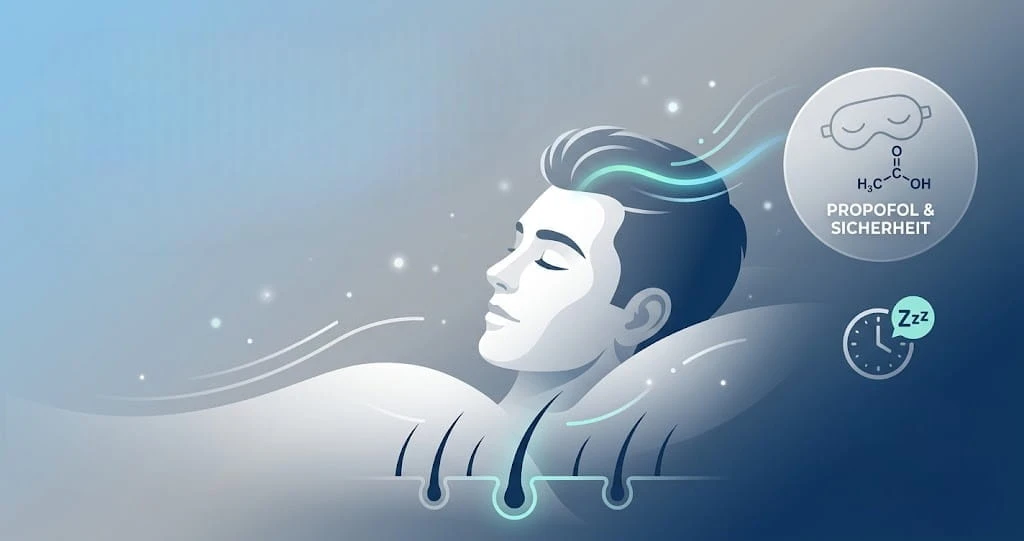 Haartransplantation unter Sedierung: Wirkstoff, Sicherheit und die Sleep-Deep-Methode im Faktencheck